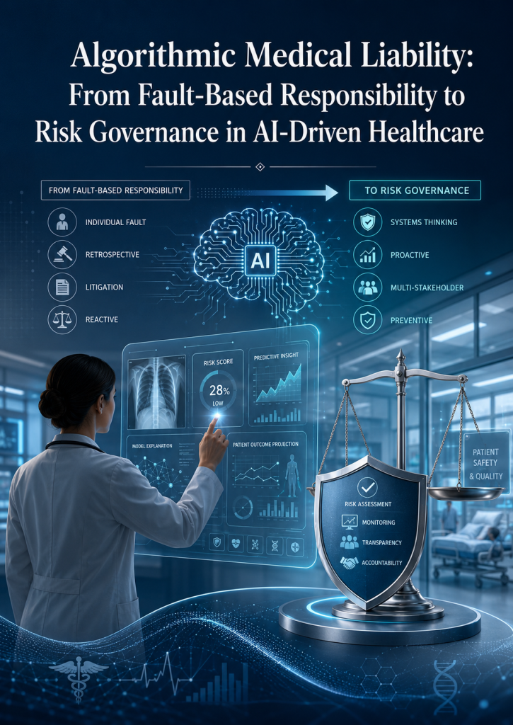 Algorithmic Medical Liability: From Fault-Based Responsibility to Risk Governance in AI-Driven Healthcare