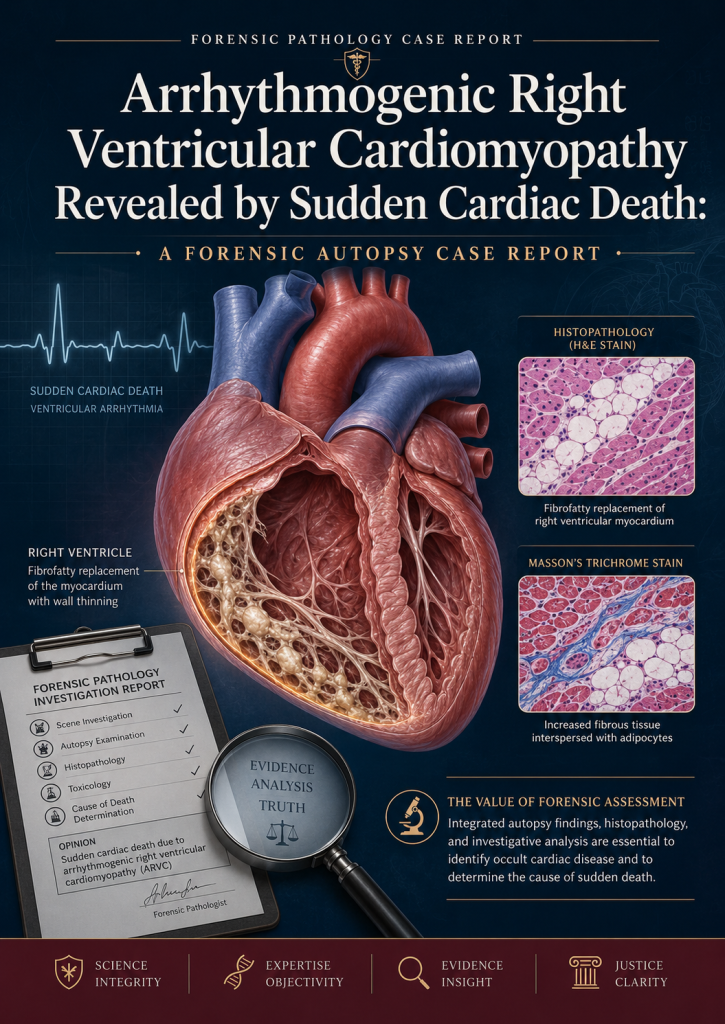 Arrhythmogenic Right Ventricular Cardiomyopathy Revealed by Sudden Cardiac Death: A Forensic Autopsy Case Report