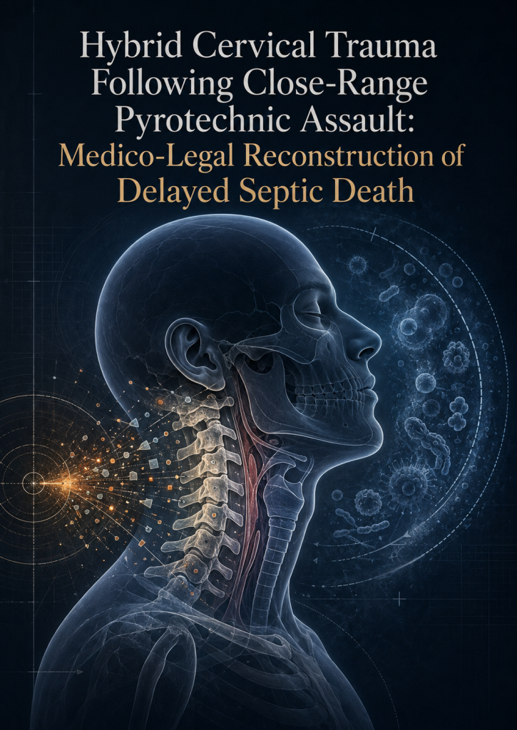 Hybrid Cervical Trauma Following Close-Range Pyrotechnic Assault: Medico-Legal Reconstruction of Delayed Septic Death